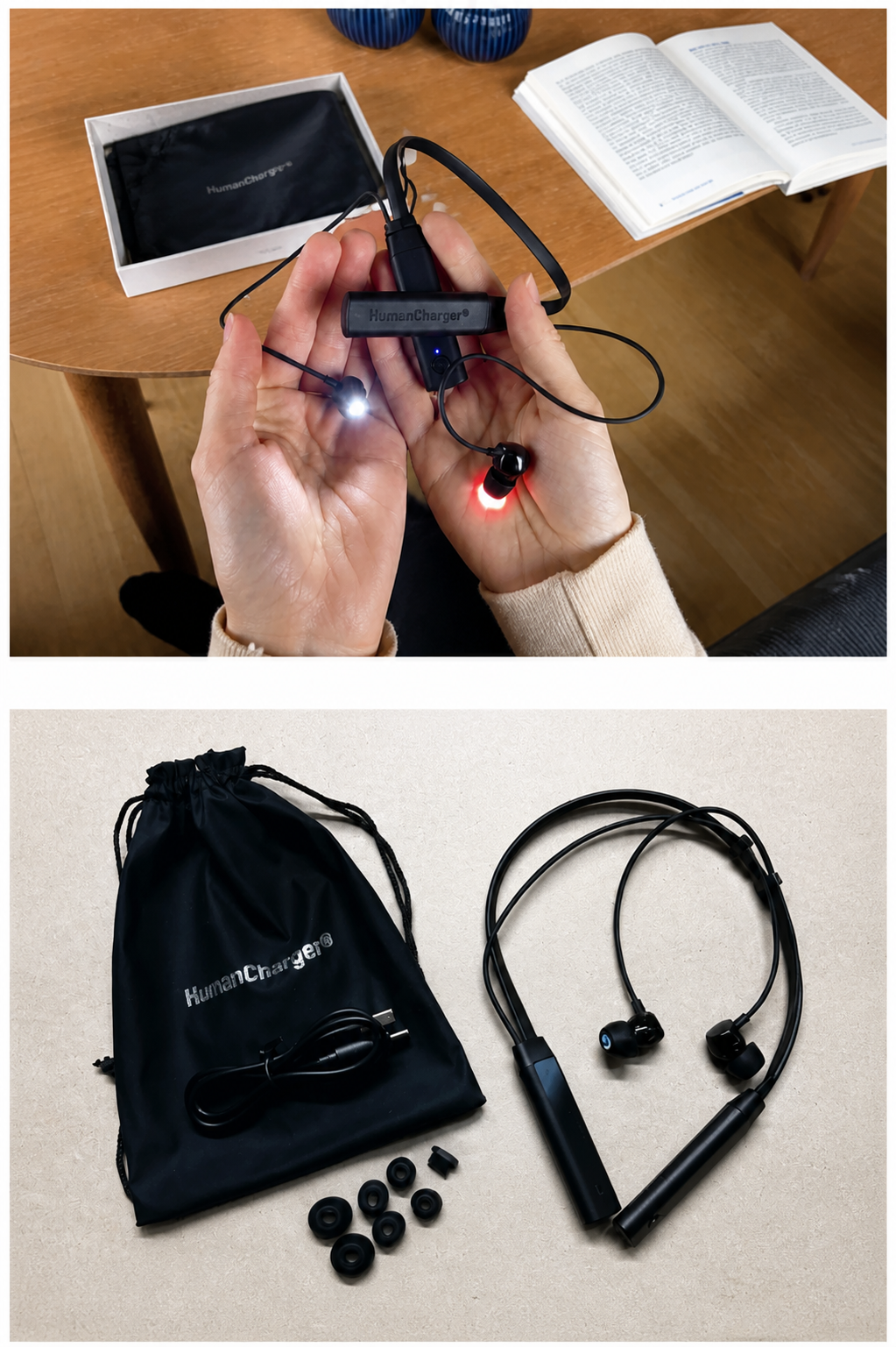HumanCharger Bright Light Headset for Performance & Recovery